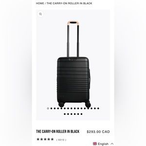 BEIS - The Carry-On Roller in Black